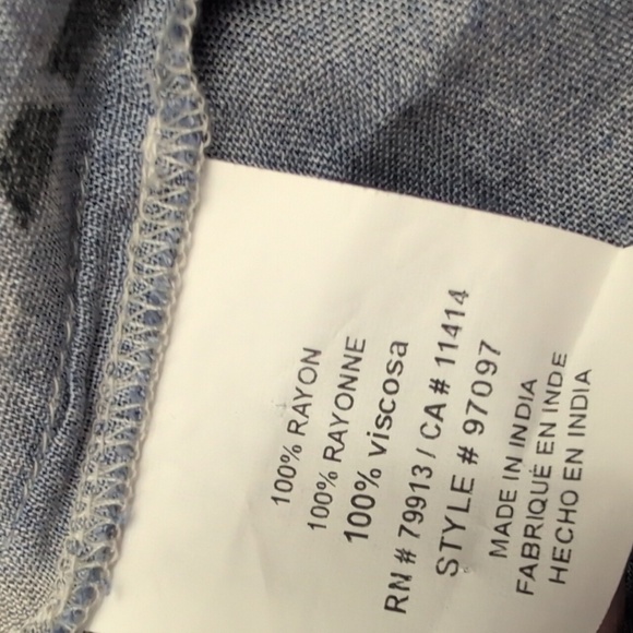 Wendy Bellissimo Blue and Grey Tie Dye Maxi Maternity Dress Women’s size Small - Picture 5 of 7